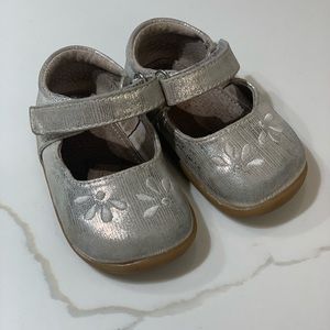 See Kai Run silver Mary Janes
